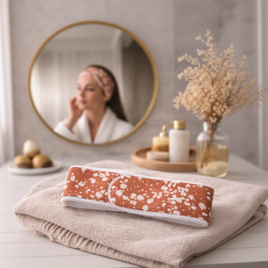 Bandeau de soin éponge en coton et éponge bambou