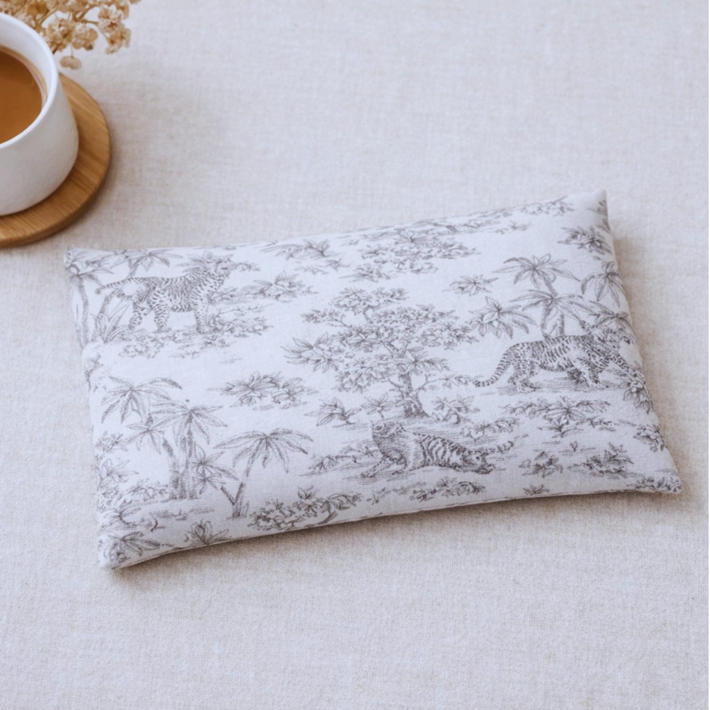 Bouillotte aux graines de lin 24x12 cm – Chaleur naturelle longue durée | Housse lavable