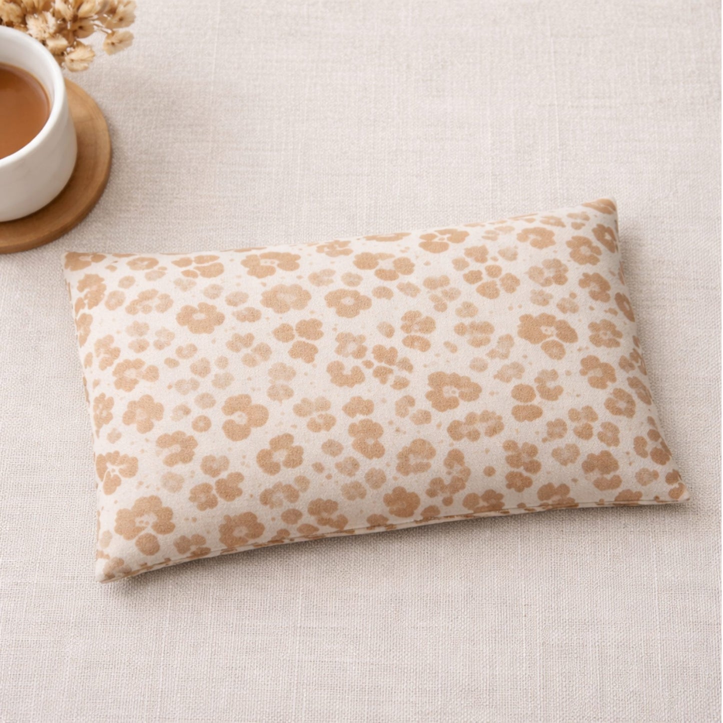 Bouillotte aux graines de lin 24x12 cm – Chaleur naturelle longue durée | Housse lavable