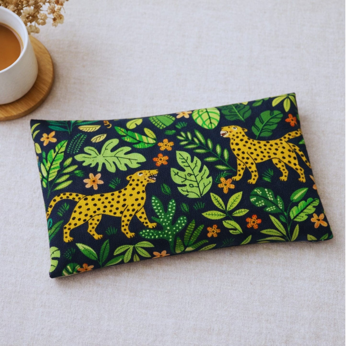 Bouillotte aux graines de lin 24x12 cm – Chaleur naturelle longue durée | Housse lavable