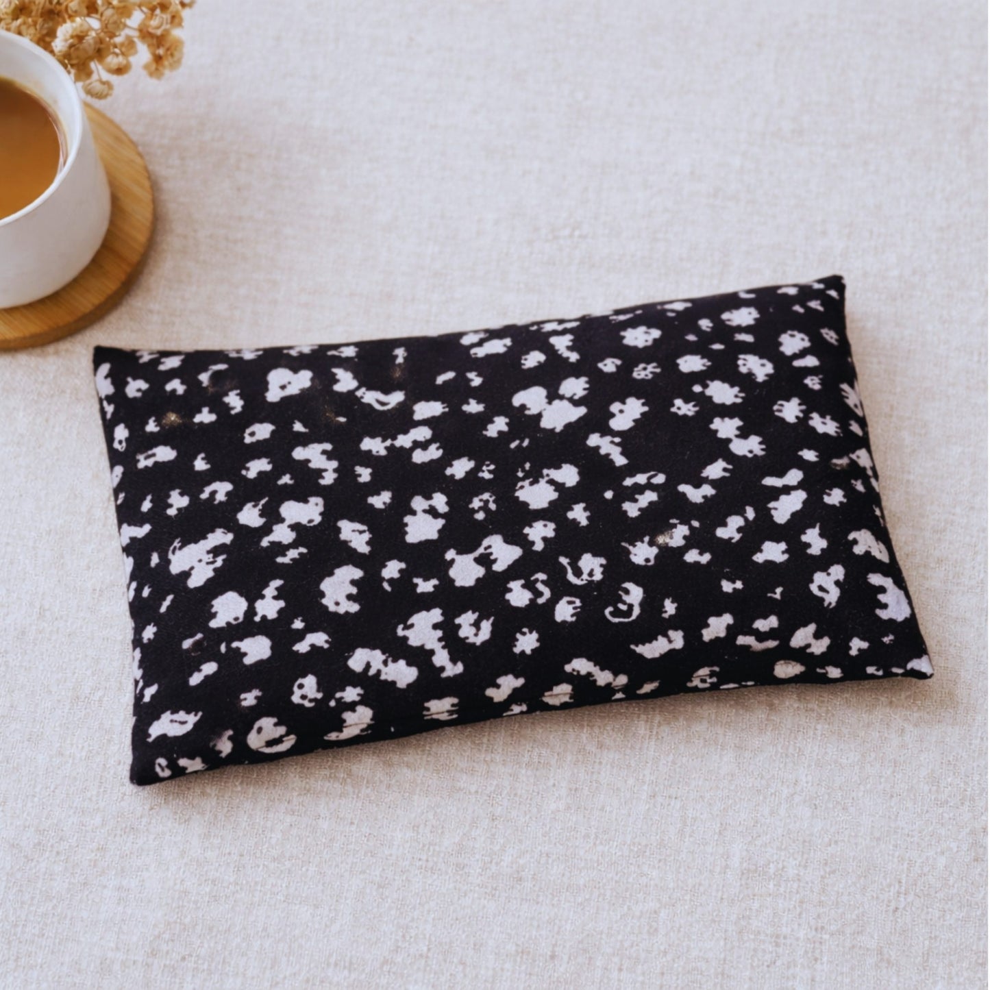 Bouillotte aux graines de lin 24x12 cm – Chaleur naturelle longue durée | Housse lavable