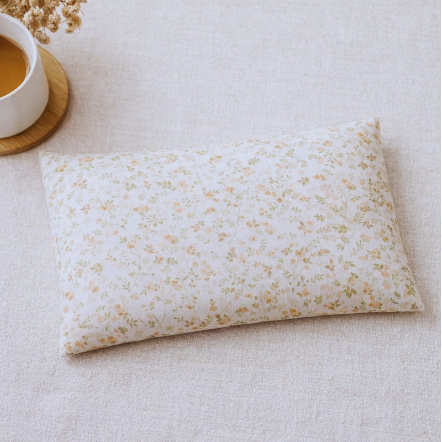 Bouillotte aux graines de lin 24x12 cm – Chaleur naturelle longue durée | Housse lavable