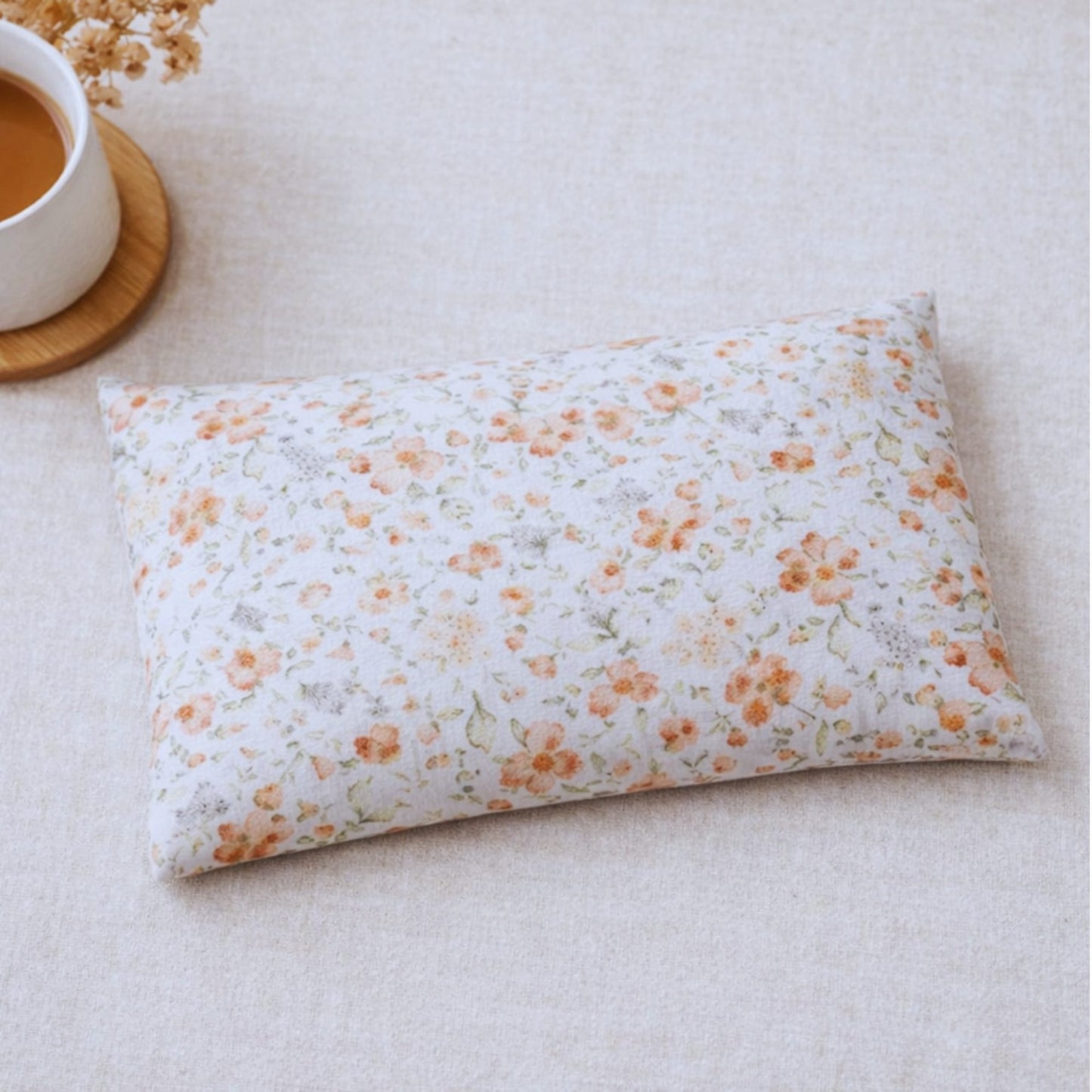 Bouillotte aux graines de lin 24x12 cm – Chaleur naturelle longue durée | Housse lavable