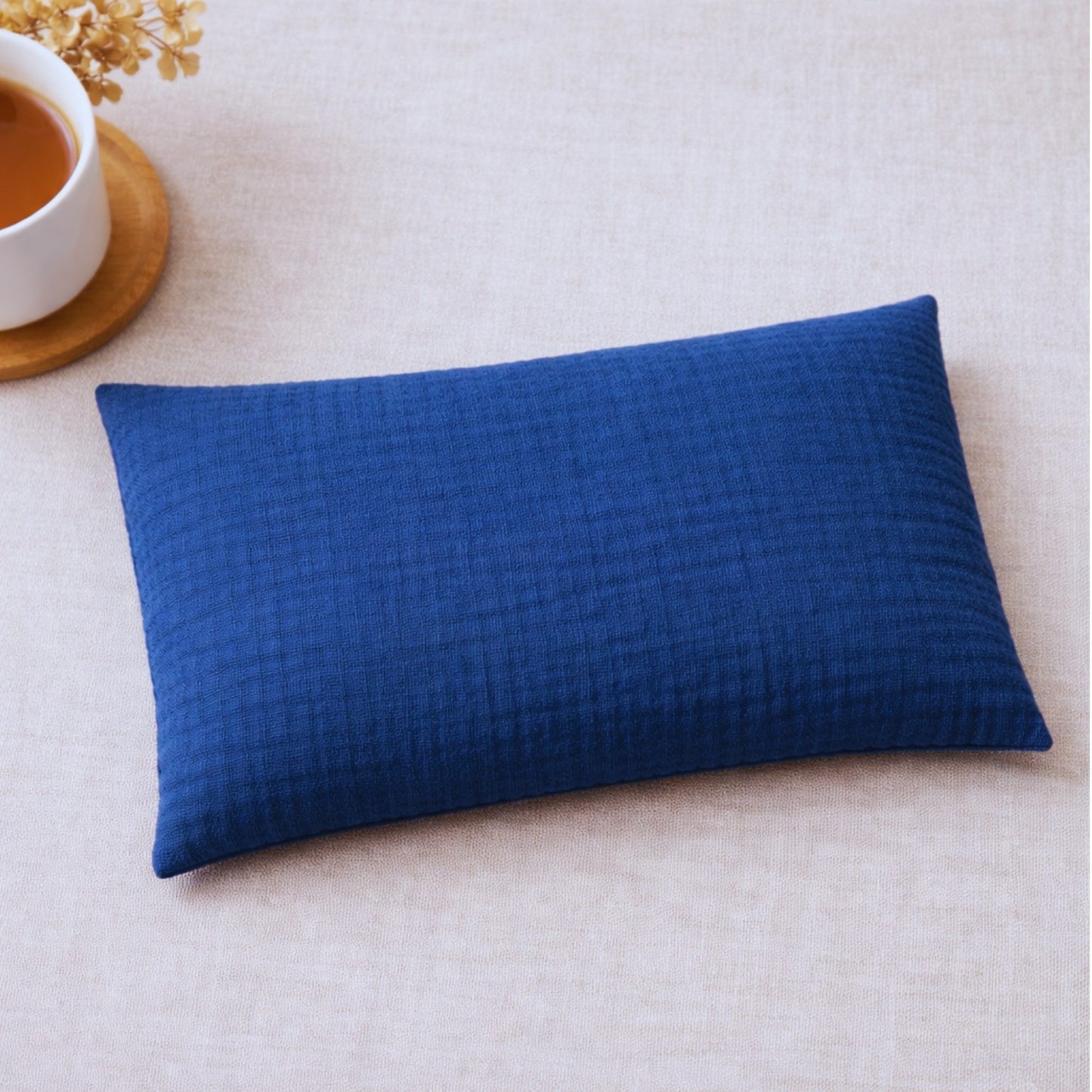 Bouillotte aux graines de lin 24x12 cm – Chaleur naturelle longue durée | Housse lavable