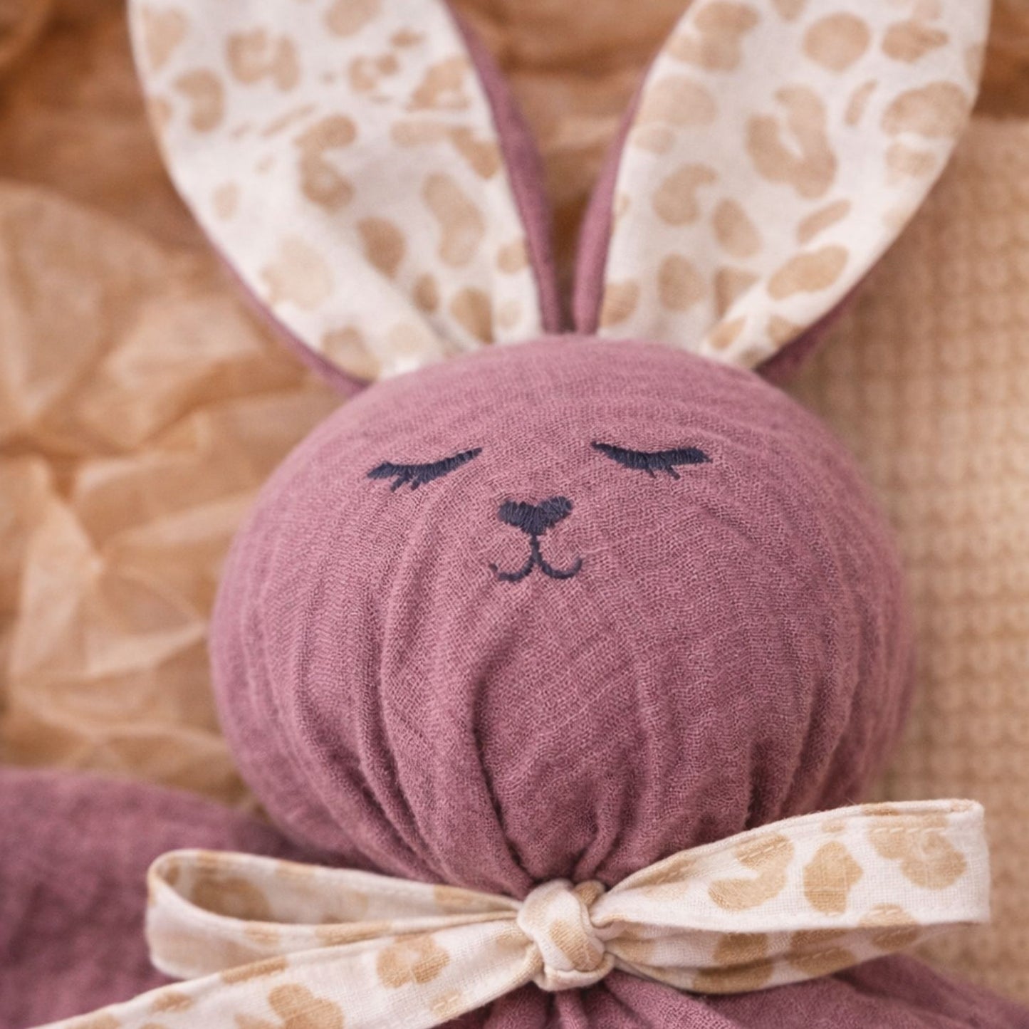 Coffret naissance doudou lapin et anneau de dentition – cadeau bébé | Maison Ernestine