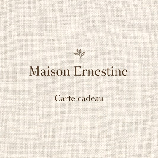 carte cadeau maison ernestine