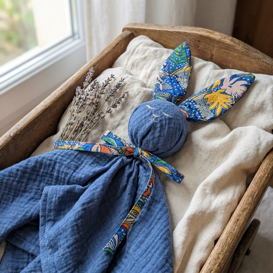 Doudou lapin bébé collection capsule Anatole