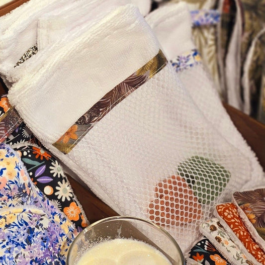 Gant sauve savon zéro déchet en tissu pour fins de savon
