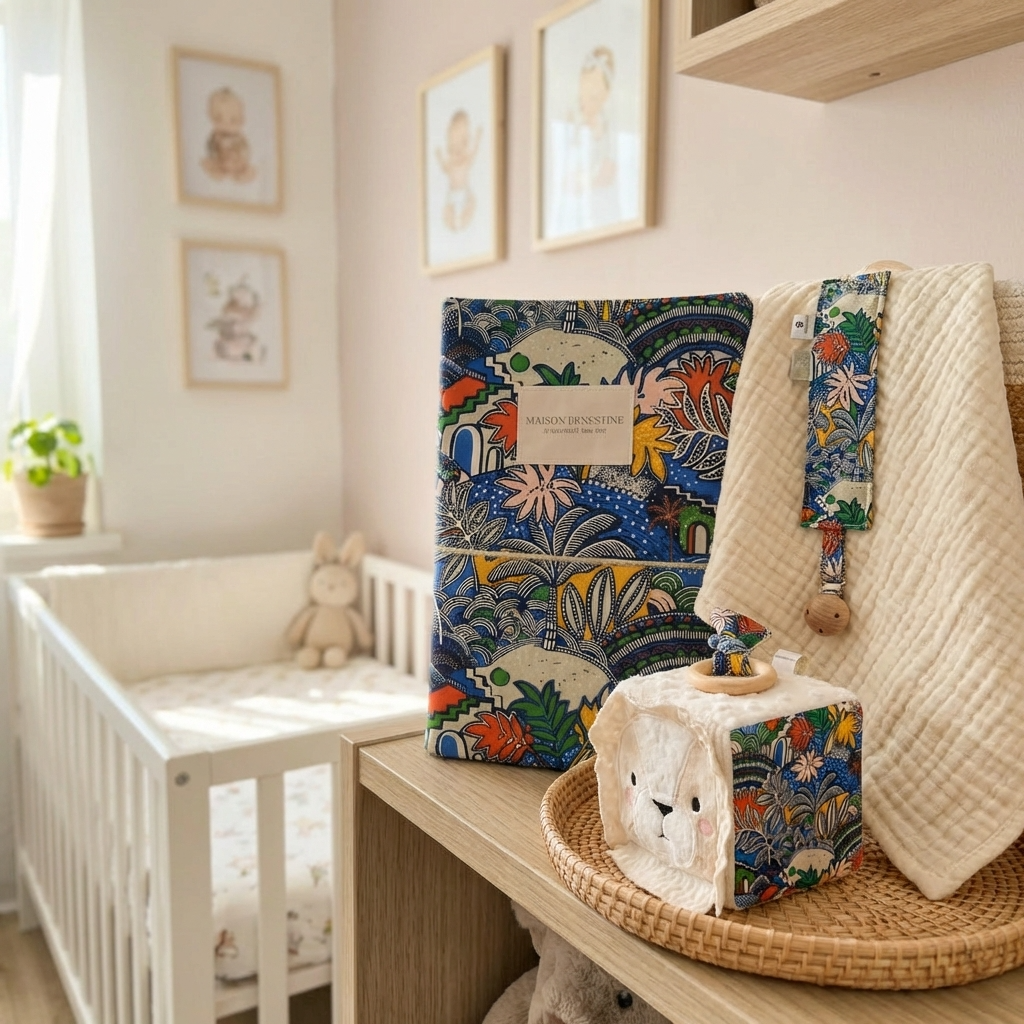 Protège carnet de santé bébé collection capsule Anatole