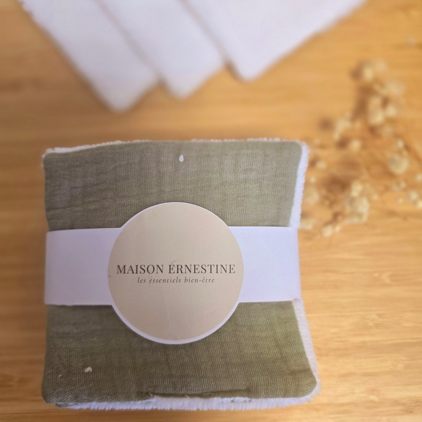 Lingettes démaquillantes lavables en coton OEKO-TEX pack de 6