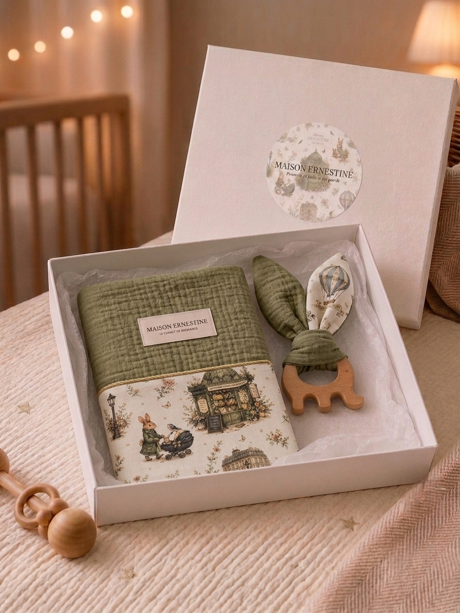 Protège carnet de santé bébé collection signature kiosque aux merveilles
