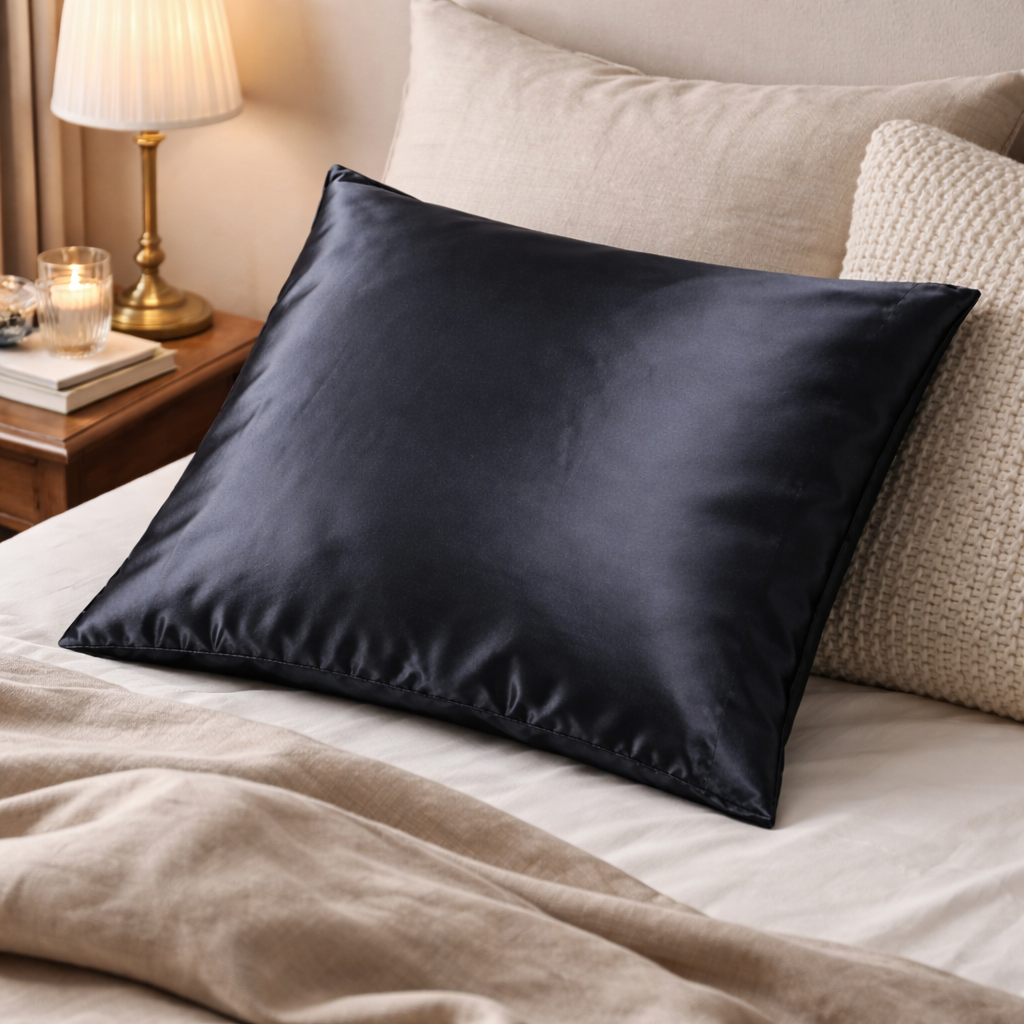 Taie d’oreiller en satin douce pour cheveux et peau