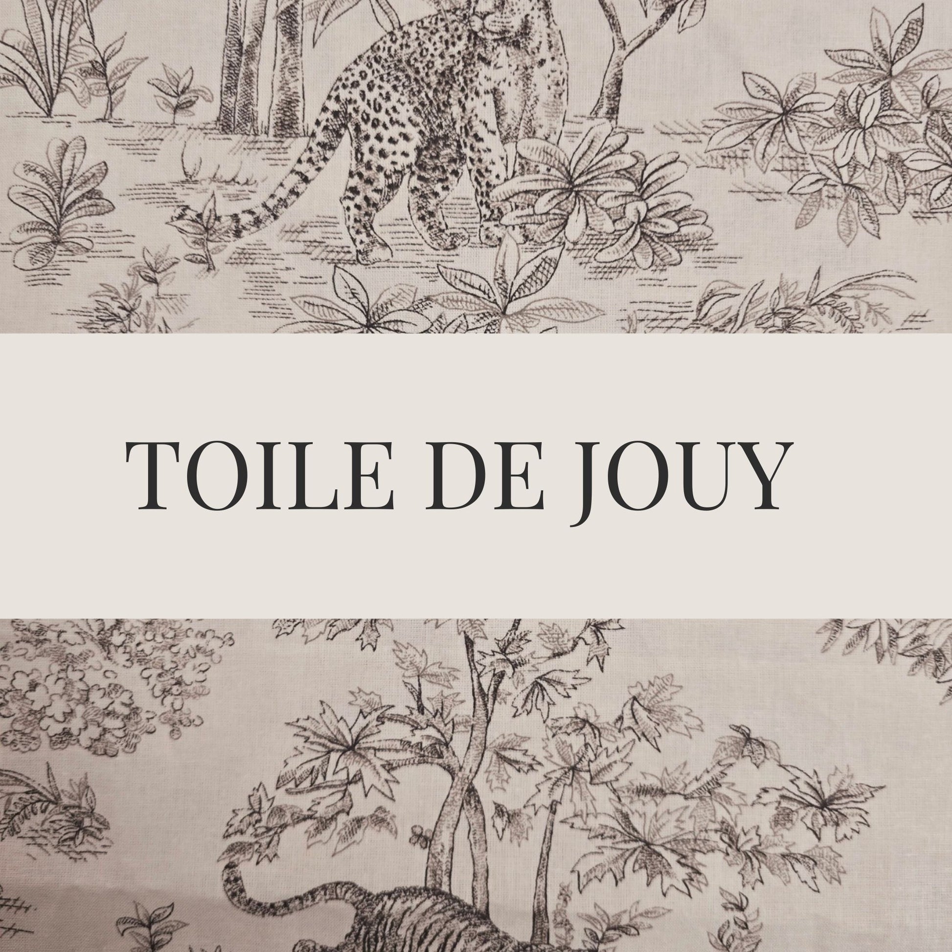 détail tissu coton toile de jouy oeko tex