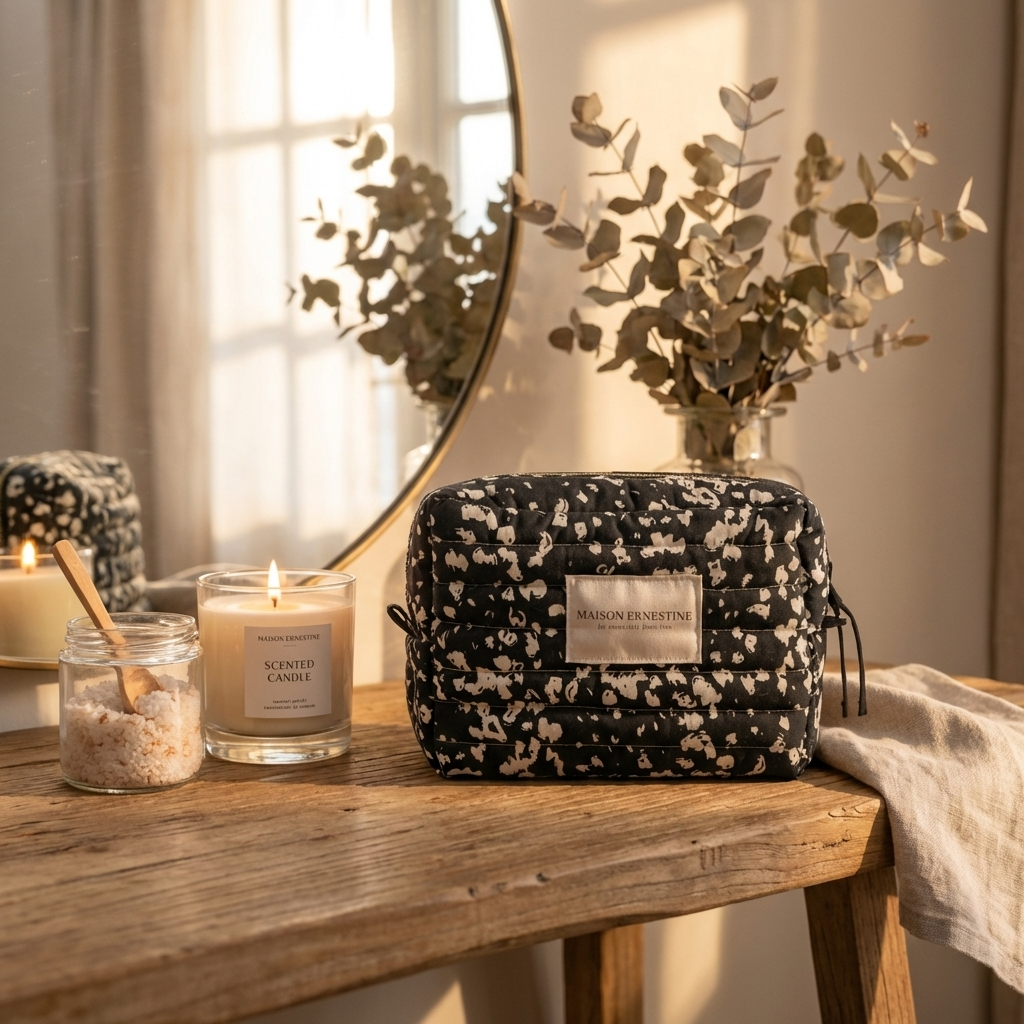 Trousse de toilette  doublure waterproof M